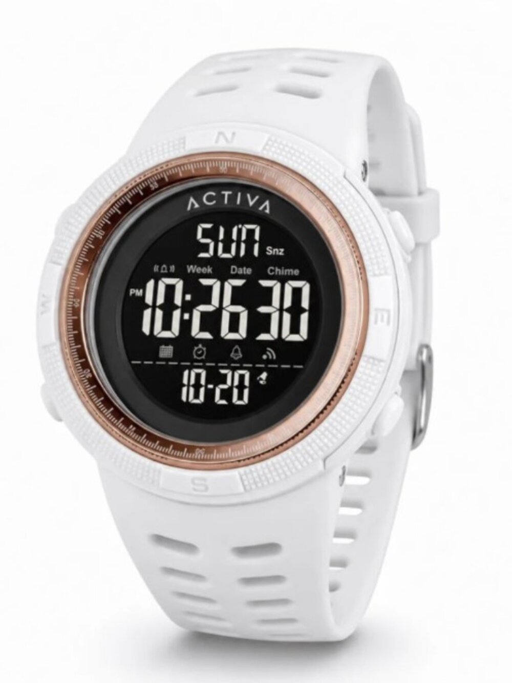 Activa X by Invicta Digital Sport Unisex Watch White 50mm NEW IN BOX